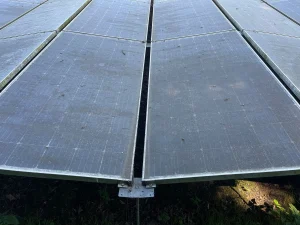 Afbeelding PEG-zonnepanelen laag bij de grond